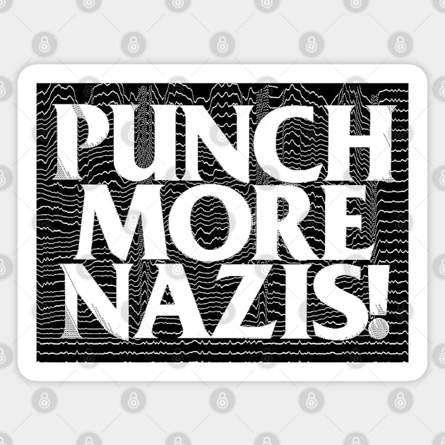 punch More Nazis #3 - Statement Design Sticker by DankFutura